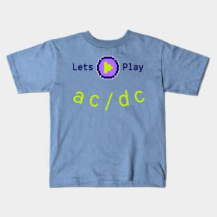 acdc pixel art Kids T-Shirt